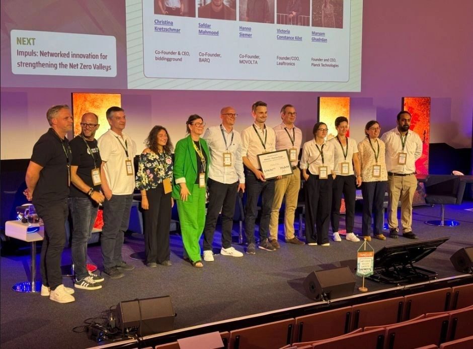 The selected companies and speakers on stage at Decarbon Days 2026 in Cottbus